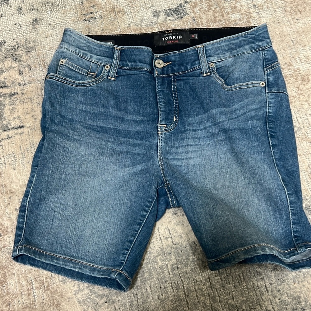 Torrid Blue Denim Shorts
